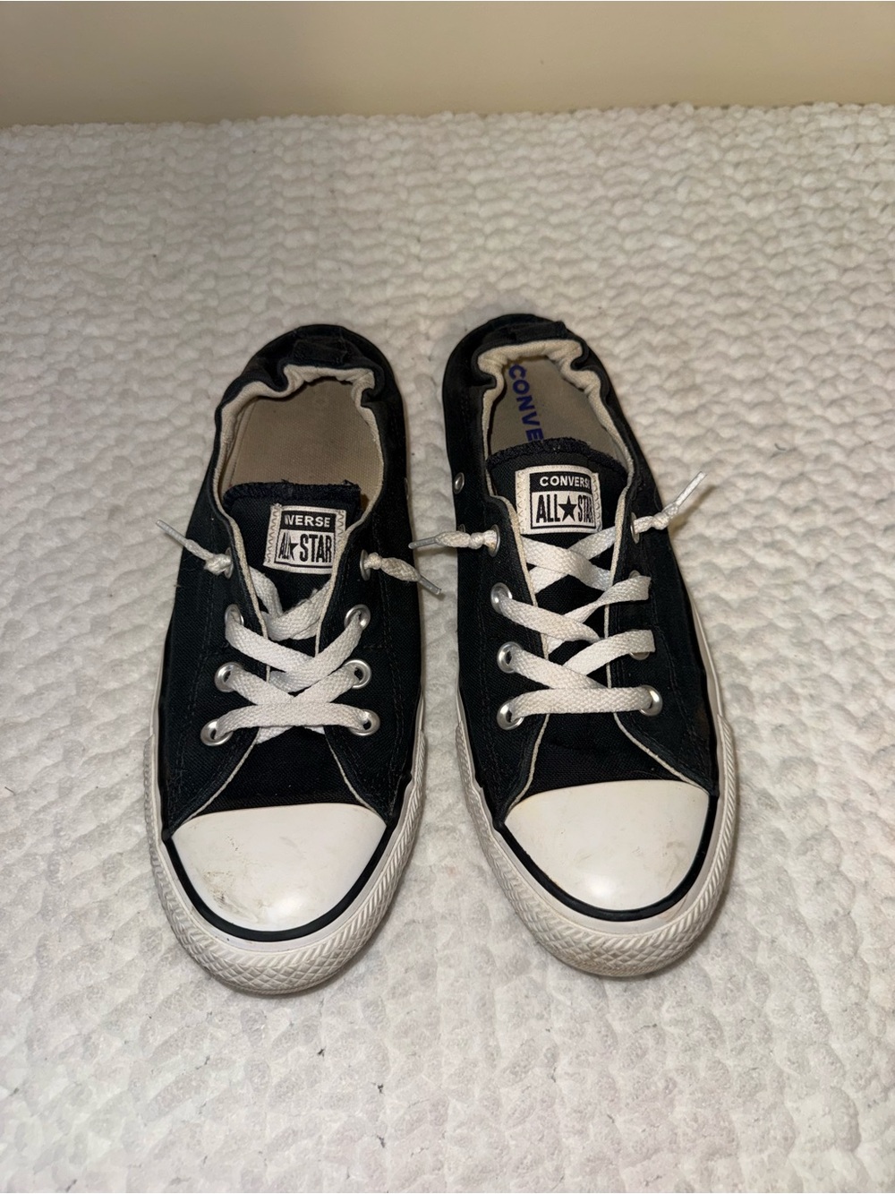 Converse womens Black All Star Low-Top Sneakers
